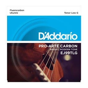 24-28 DAddario D'Addario J65 Clear Nylon Ukulele Strings SET 