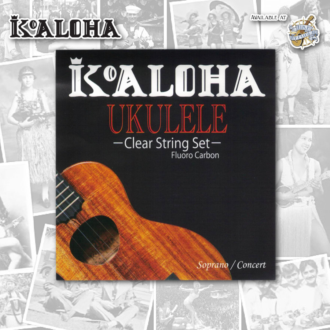 KoAloha Clear Fluorocarbon Soprano/Concert High G Ukulele String